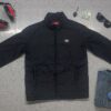 Dickies Black Puffer Jacket with Embroidery Logo