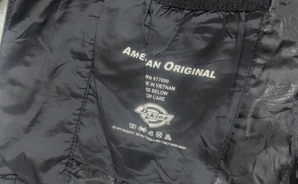 Dickies Black Puffer Jacket with Embroidery Logo