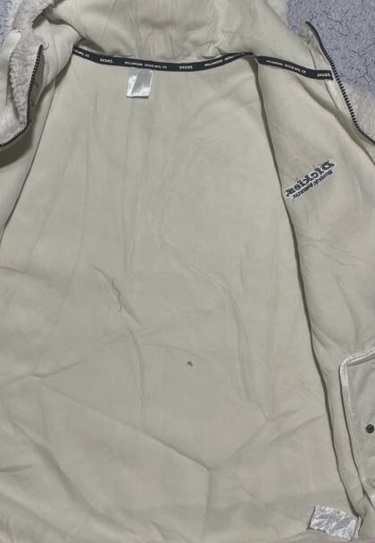 Dickies Fleece Jacket White Size-L