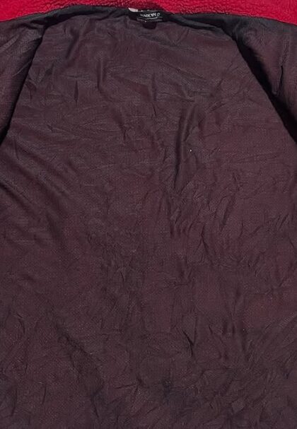 Black Vak Fleece Jacket Red Size L