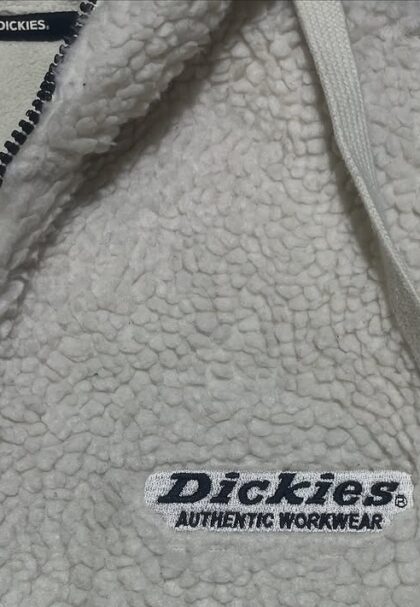 Dickies Fleece Jacket White Size-L