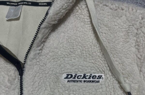 Dickies Fleece Jacket White Size-L