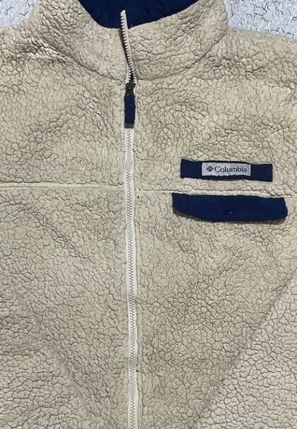 Columbia Pitt Sherpa Zip Front Jacket M