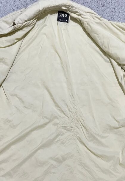 Zara Men's Lightweight overshirt Cream Colour -XXL