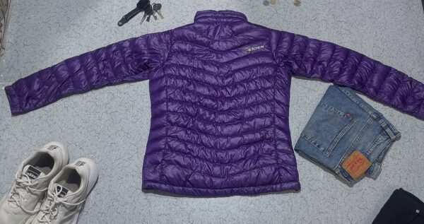 Eider padding jumper jacket duck down goose down lightweight purple EO vintage