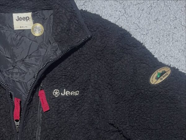 jEEP fleece parka jacket black