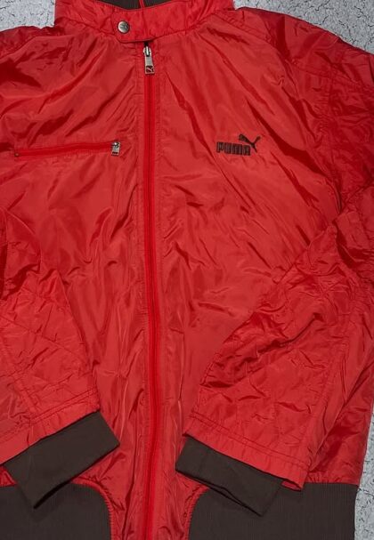 PUMA WINDBREAKER JACKET RED SIZE XL