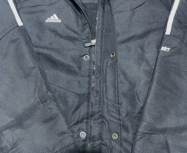 ADIDAS HOODIE PARKA JACKET MARTIAL ARTS BLACK SIZE M