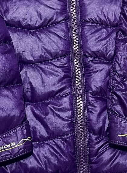 Eider padding jumper jacket duck down goose down lightweight purple EO vintage