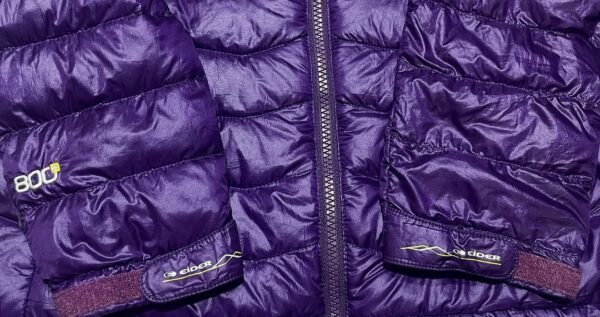 Eider padding jumper jacket duck down goose down lightweight purple EO vintage