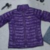 Eider padding jumper jacket duck down goose down lightweight purple EO vintage