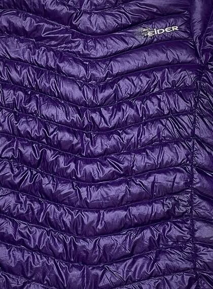 Eider padding jumper jacket duck down goose down lightweight purple EO vintage