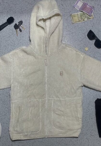 Polham Fleece Jacket Size M Creamy