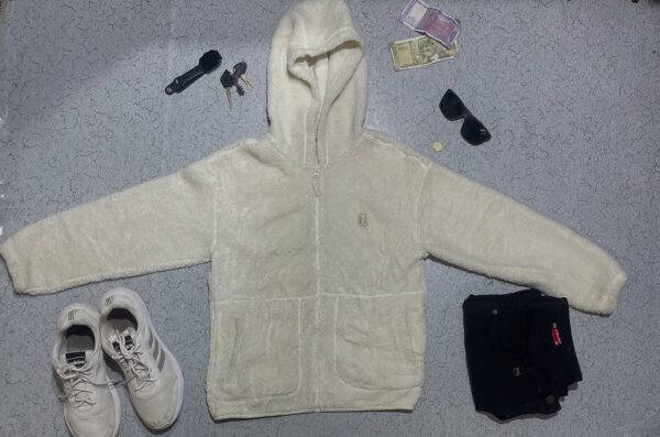 Polham Fleece Jacket Size M Creamy