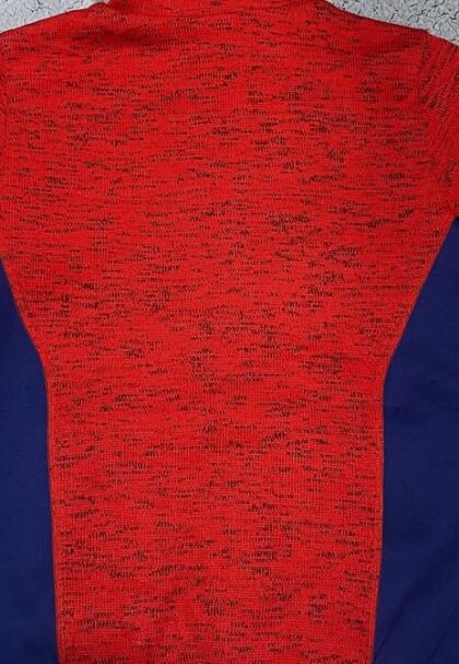 Black Vak Extreme Cold Sweater Red & Blue Size M