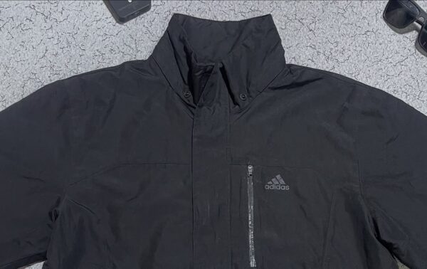 adidas black jacket size L