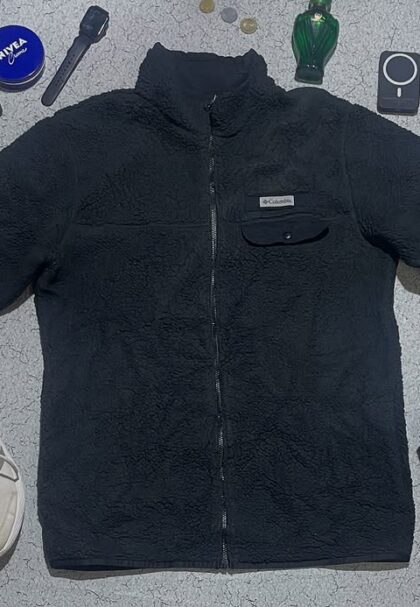 Columbia Fleece Jacket Black Size XL