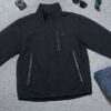 adidas black jacket size L