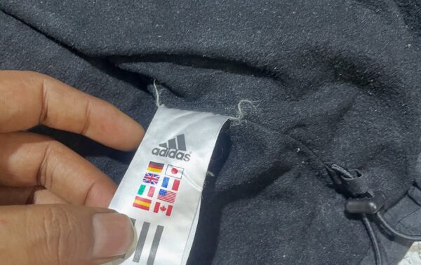 Adidas Black Track Jacket For Winter Size L - Image 10