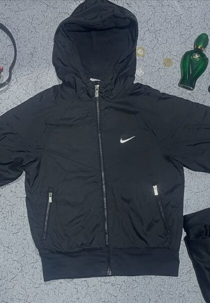 Nike Women Track Jacket Size S Black Colour