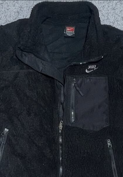 nike vintage fleece jacket