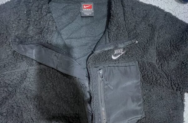 nike vintage fleece jacket