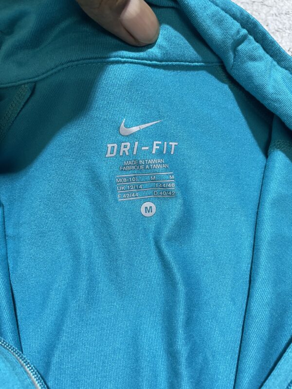 Nike zip up tshirt for women size M - Image 2