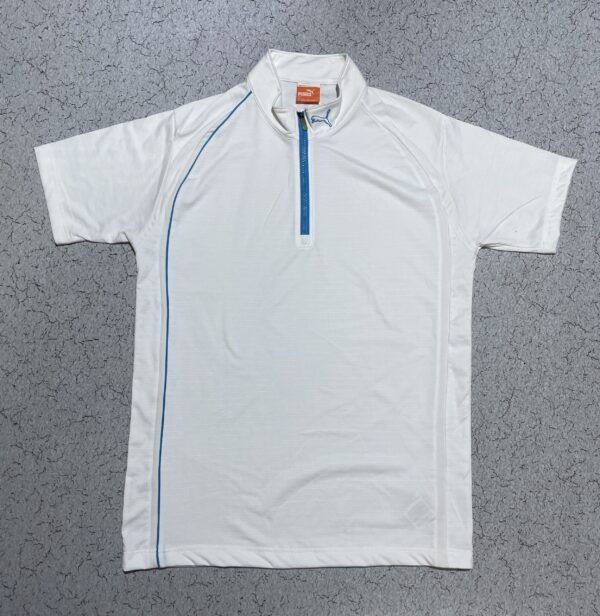 Puma half zip Raglan Sportswear [US L] white/MENS