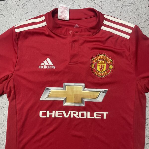 MANCHESTER UNITED ADIDAS 17/18 SOCCER JERSEY SIZE "M" BS1214