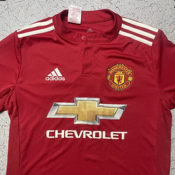 MANCHESTER UNITED ADIDAS 17/18 SOCCER JERSEY SIZE "M" BS1214