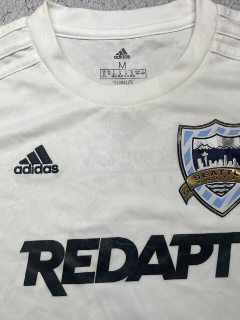 Seattle United Adidas Football JERSEY| Youth Soccer Sportswear White