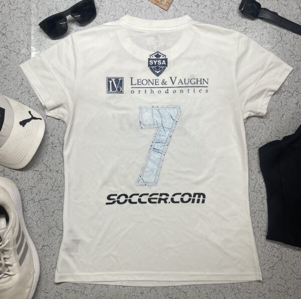 Seattle United Adidas Football JERSEY| Youth Soccer Sportswear White - Image 4