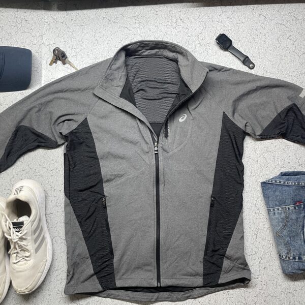 Columbia Jacket Lined Full Zip Midweight Youth L 14/16 EUC Gray / Teal - Image 2