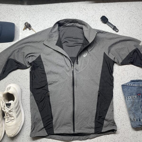Columbia Jacket Lined Full Zip Midweight Youth L 14/16 EUC Gray / Teal - Image 2