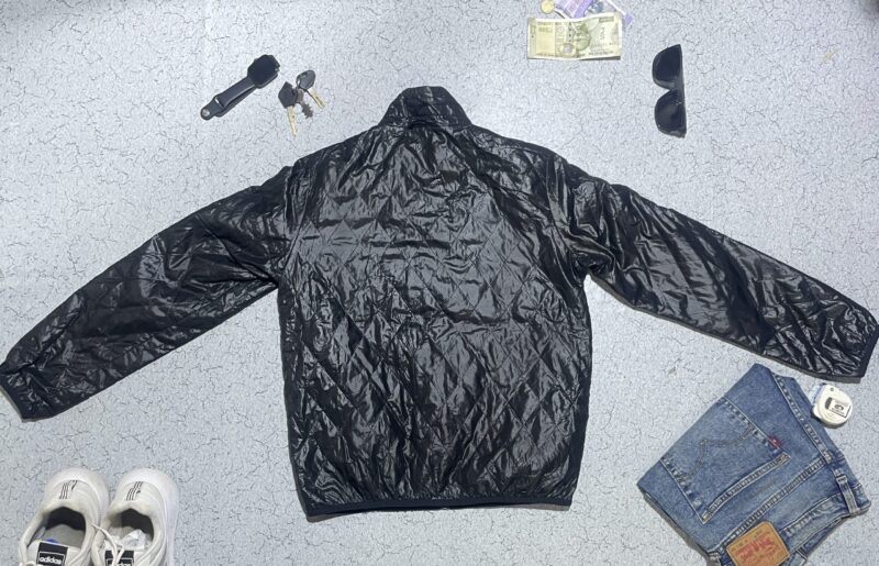KOREAN PUFFER BLACK JACKET SIZE S - Image 5