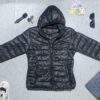 KOREAN PUFFER BLACK JACKET SIZE S