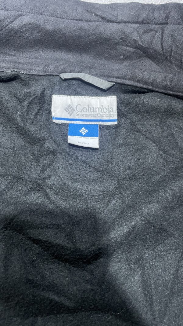 Columbia Jacket Lined Full Zip Midweight Youth L 14/16 EUC Gray / Teal - Image 6