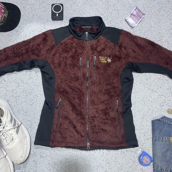 Mountain Hardwear Women's BURGUNDY Monkey Man Deep Pile Fleece Jacket ~ Size Medium