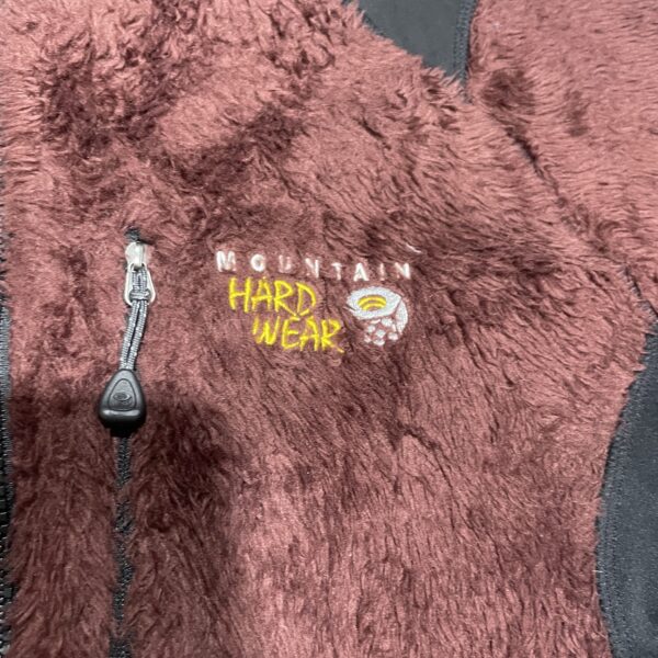 Mountain Hardwear Women's BURGUNDY Monkey Man Deep Pile Fleece Jacket ~ Size Medium - Image 7