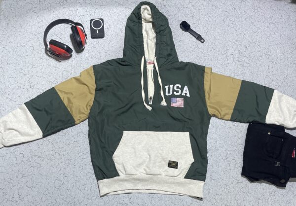 USA HOODIE NORMAL WINTER JACKET XXL
