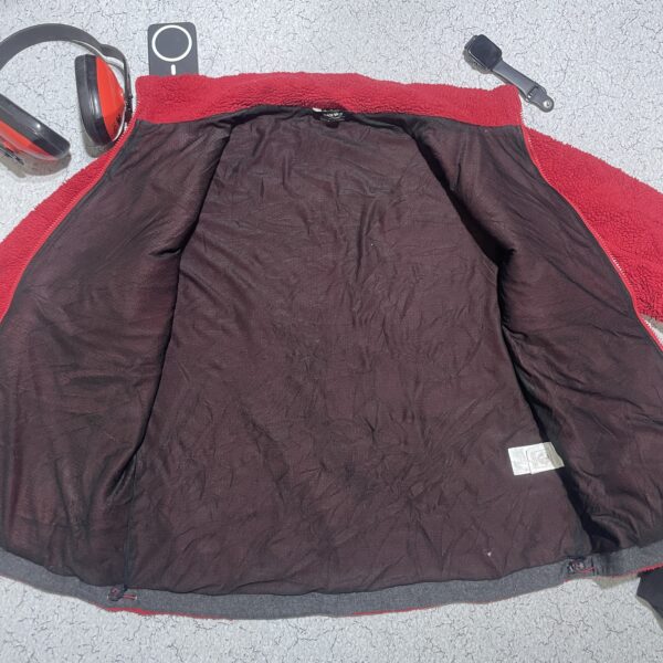 BLACK YAK FLEECE JACKET RED SIZE L - Image 6