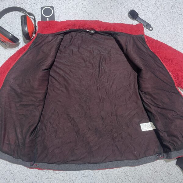 BLACK YAK FLEECE JACKET RED SIZE L - Image 6