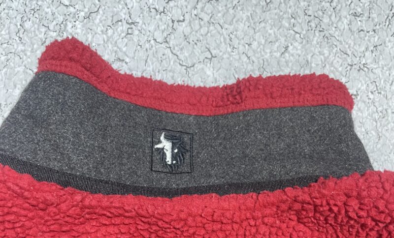BLACK YAK FLEECE JACKET RED SIZE L - Image 2