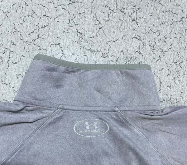 UNDER ARMOUR BLUE FITTED THREADBORNE RUN HEATGEAR HALF ZIP SIZE MEDIUM PERFECT! - Image 3