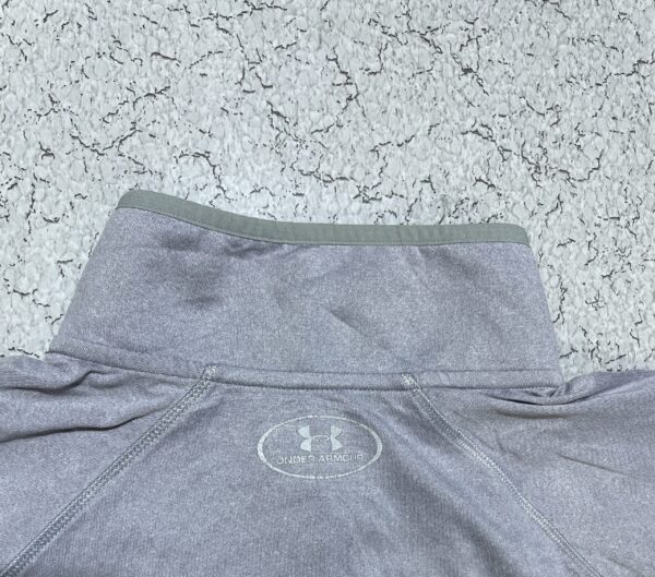 UNDER ARMOUR BLUE FITTED THREADBORNE RUN HEATGEAR HALF ZIP SIZE MEDIUM PERFECT! - Image 3