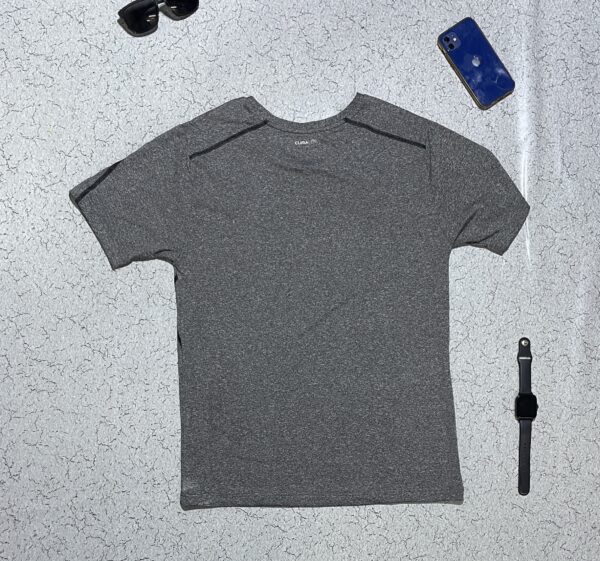 ADIDAS MEN'S CLIMALITE CREATOR SPORT ATHLETIC CREWNECK T-SHIRT TEE DARK GREY HEATHER -M - Image 3