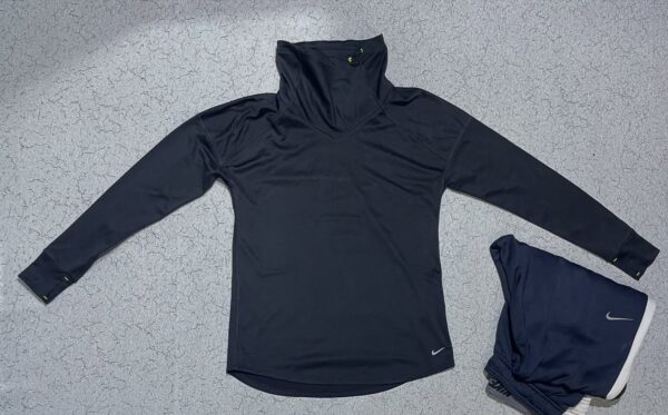 Sports wear lite weight full sleeve high neck tshirt dry fit size S condition 10...