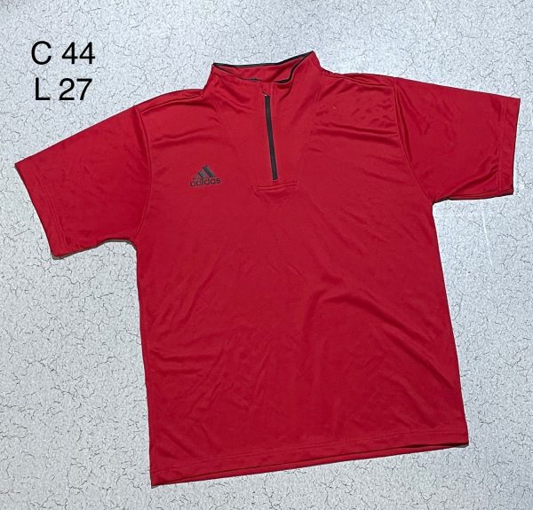 SOLD OUT  

Adid** Red half zip tshirt condition 100% size XL

Chest 44
Length 2