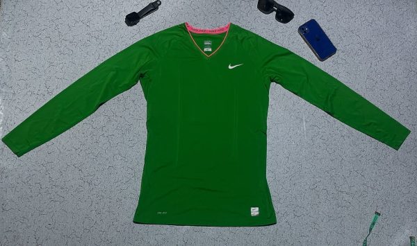 Nike Pro V-neck full sleeve compression for gym and sports lover s size S to L