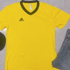 ADIDAS JERSEY YELLOW SIZE L